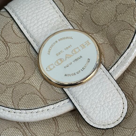 Coach C8321 North/South Lonnie Crossbody Signature Jacquard Bag - Picture 11 of 11